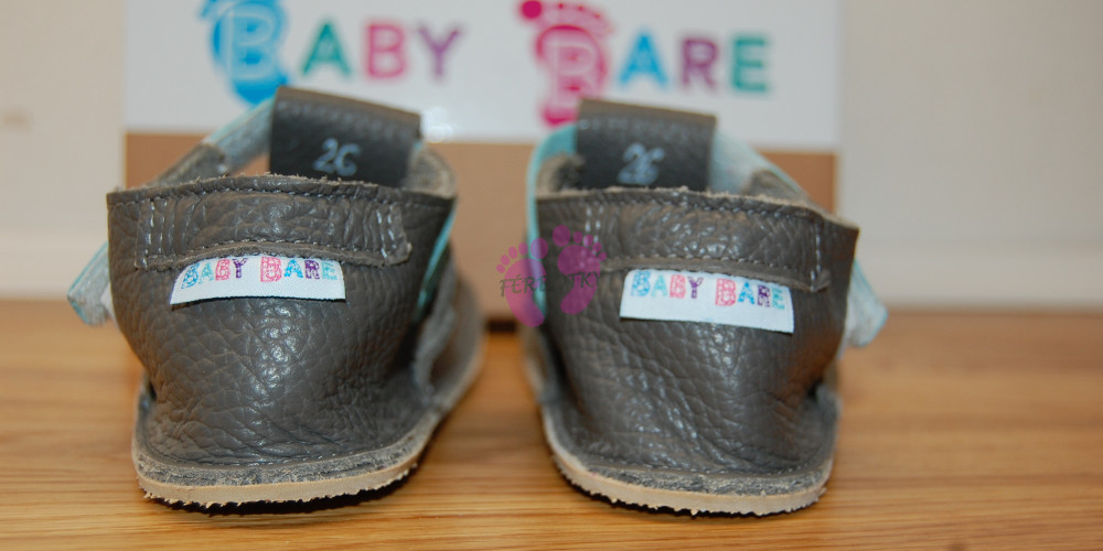 Baby Bare Shoes Blue Beetle Top Stitch opatek